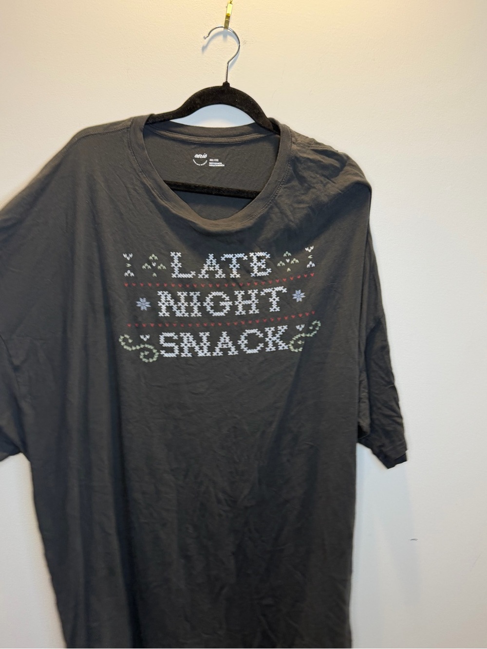 Sleep happens late night snack tee XXL